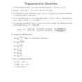 Worksheet 13 Trig Identities  106 Calculus  Studocu