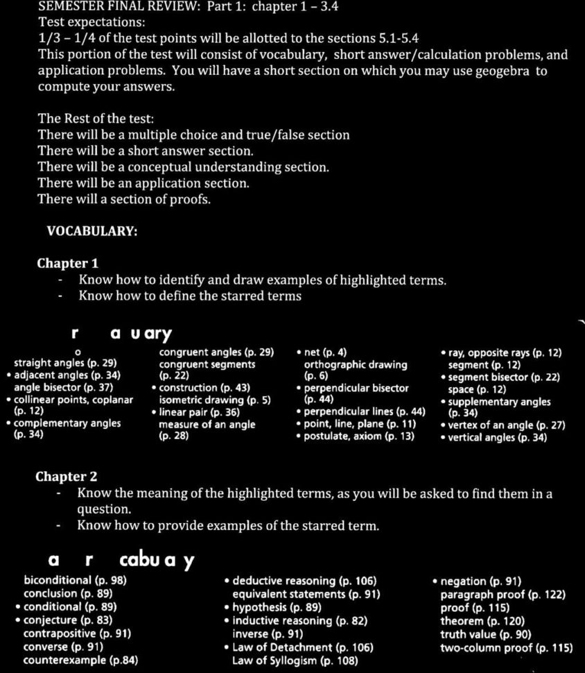 Worksheet 24 Biconditional Statements Answers