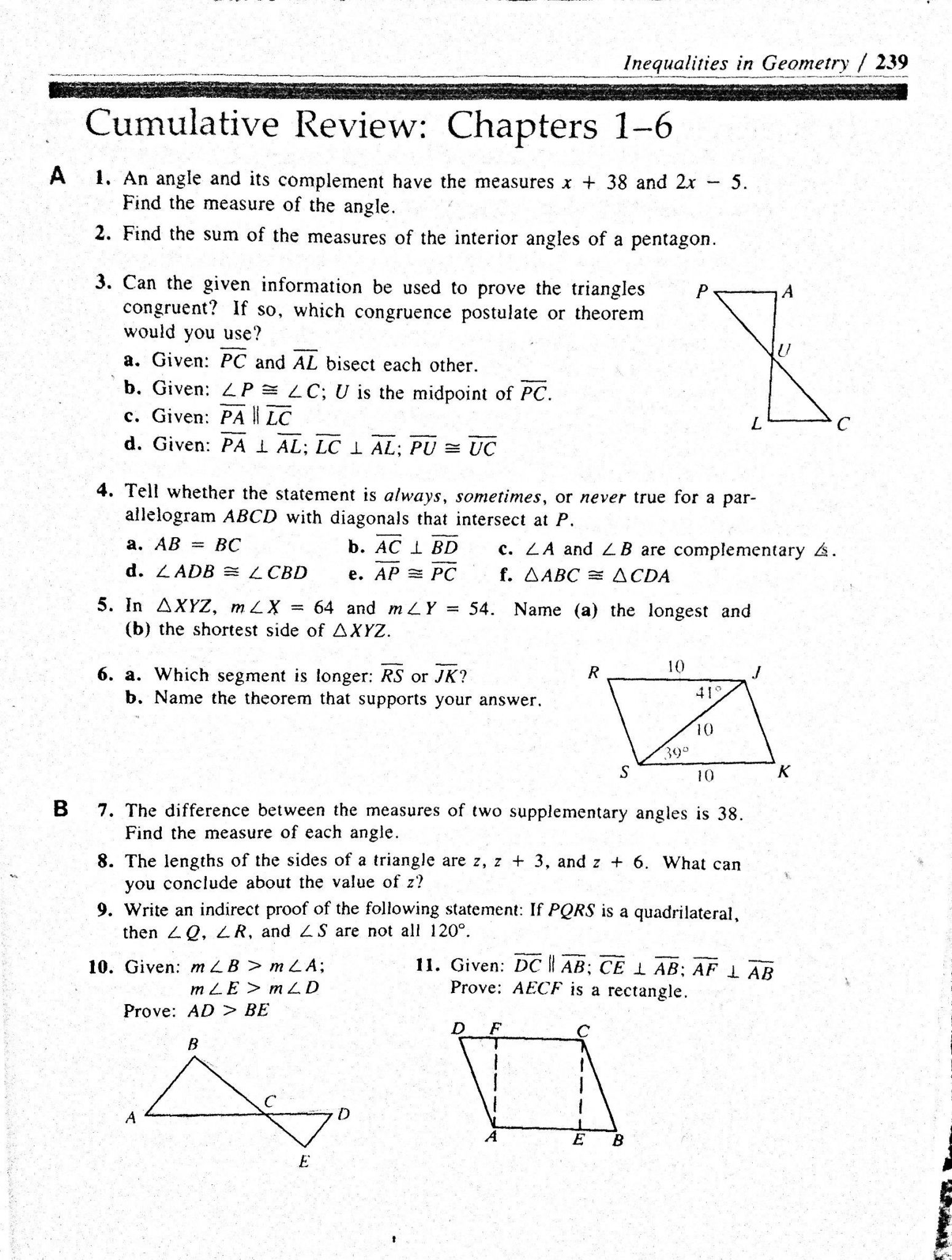 Worksheet 2 4 Biconditional Statements Answers Db excel