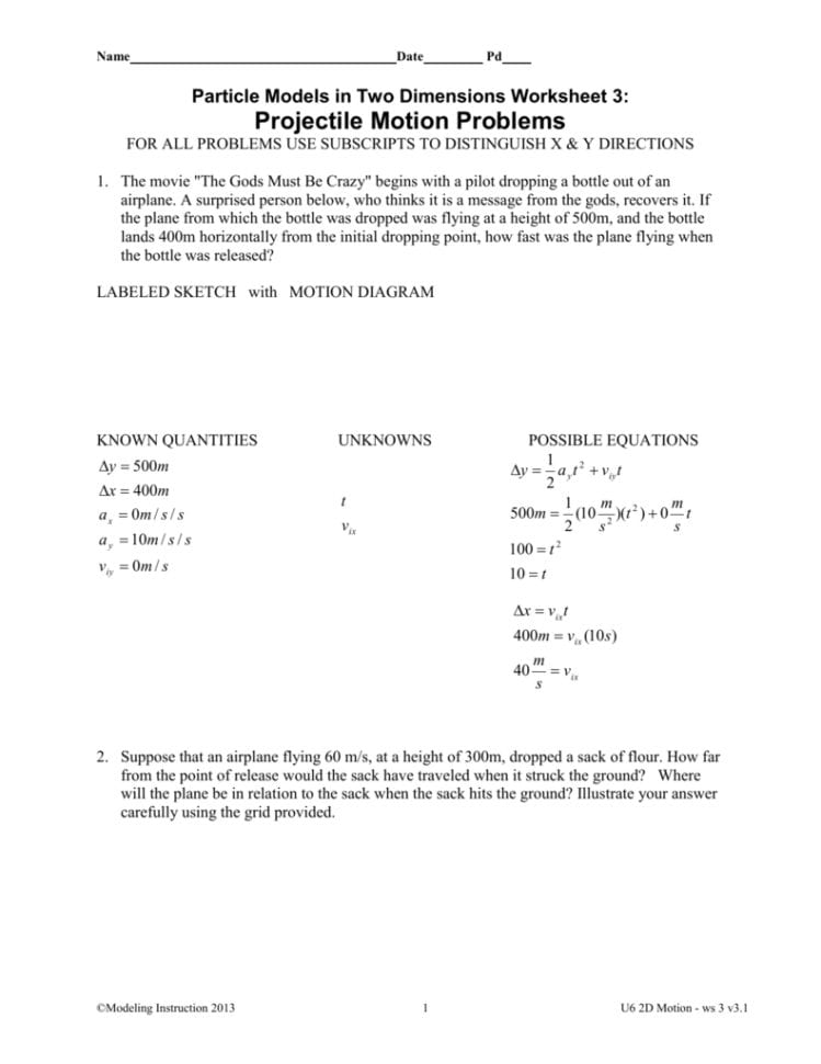 Worksheet 3