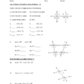 Worksheet 3 Parallel Lines Cuta Transversal Answer Key For