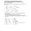 Worksheet 4 Balancing Equations And Predicting Products