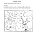 Worksheet 4Th Grade Math Word Problems Hidden Pictures For