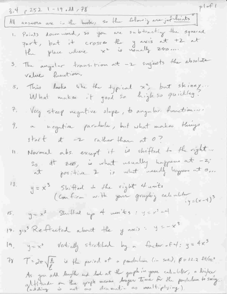 Worksheet 74 Inverse Functions Answers