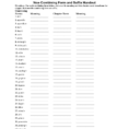 Worksheet 8A New Combining Form And Suffix Handout