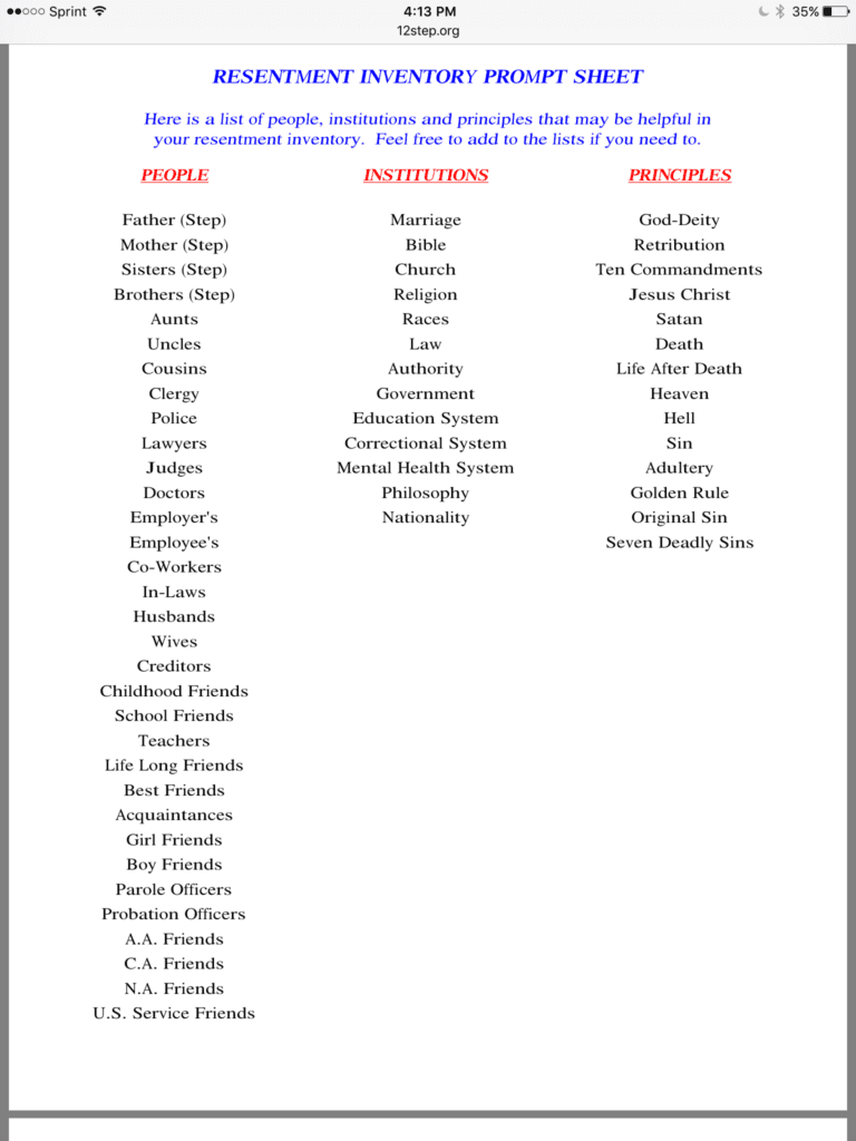 Worksheet Aa Step 4 Worksheet Step Is One Of The Most — db-excel.com