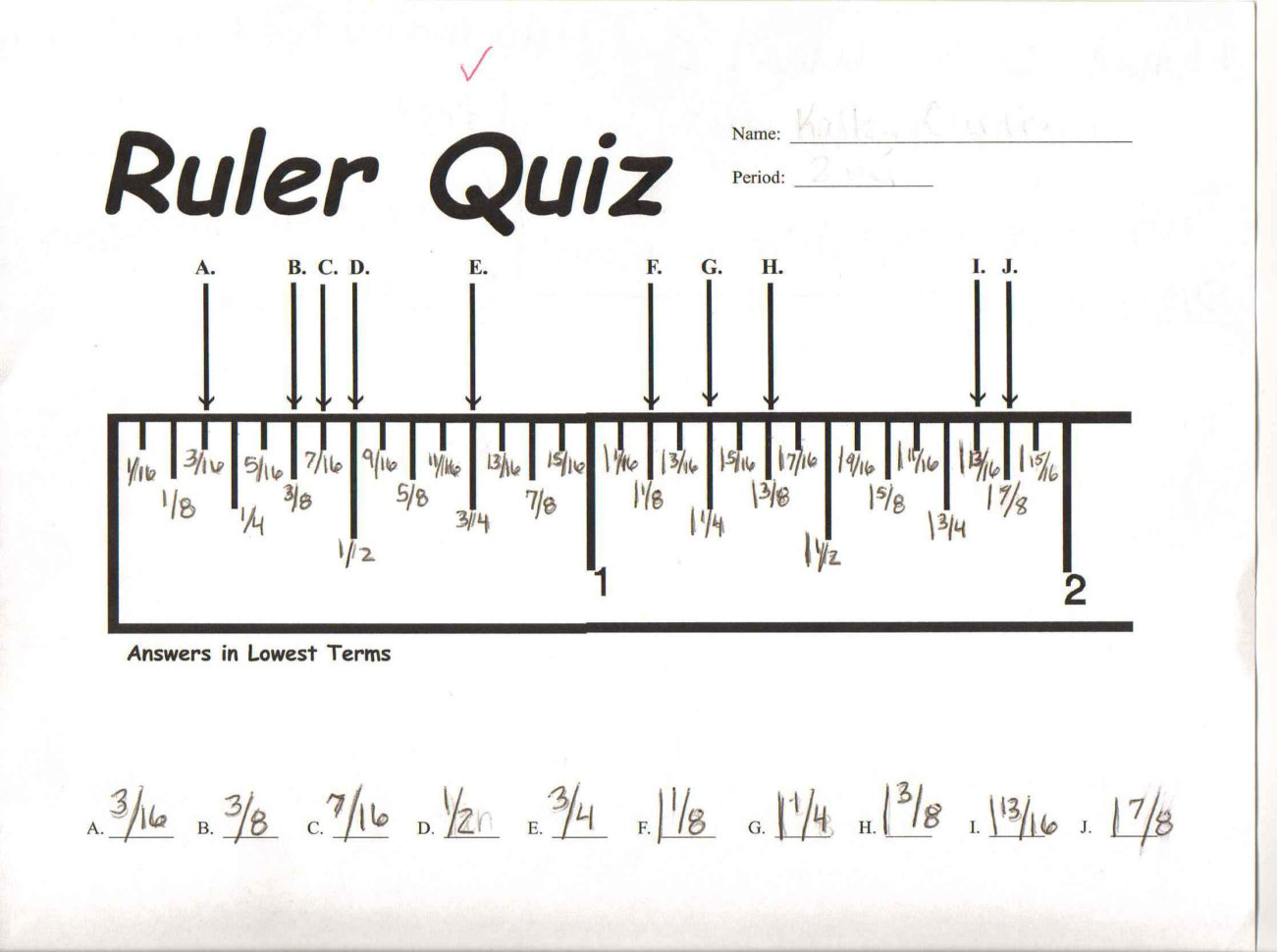 Worksheet  Accurately Reading A Tape Measure Tape With