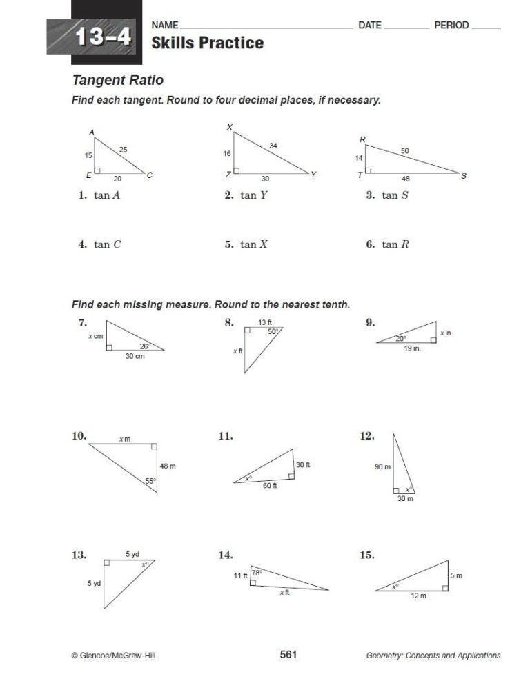 High School Geometry Worksheets Pdf — db-excel.com