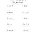 Worksheet Basic Algebra Worksheets Eighth Grade Math