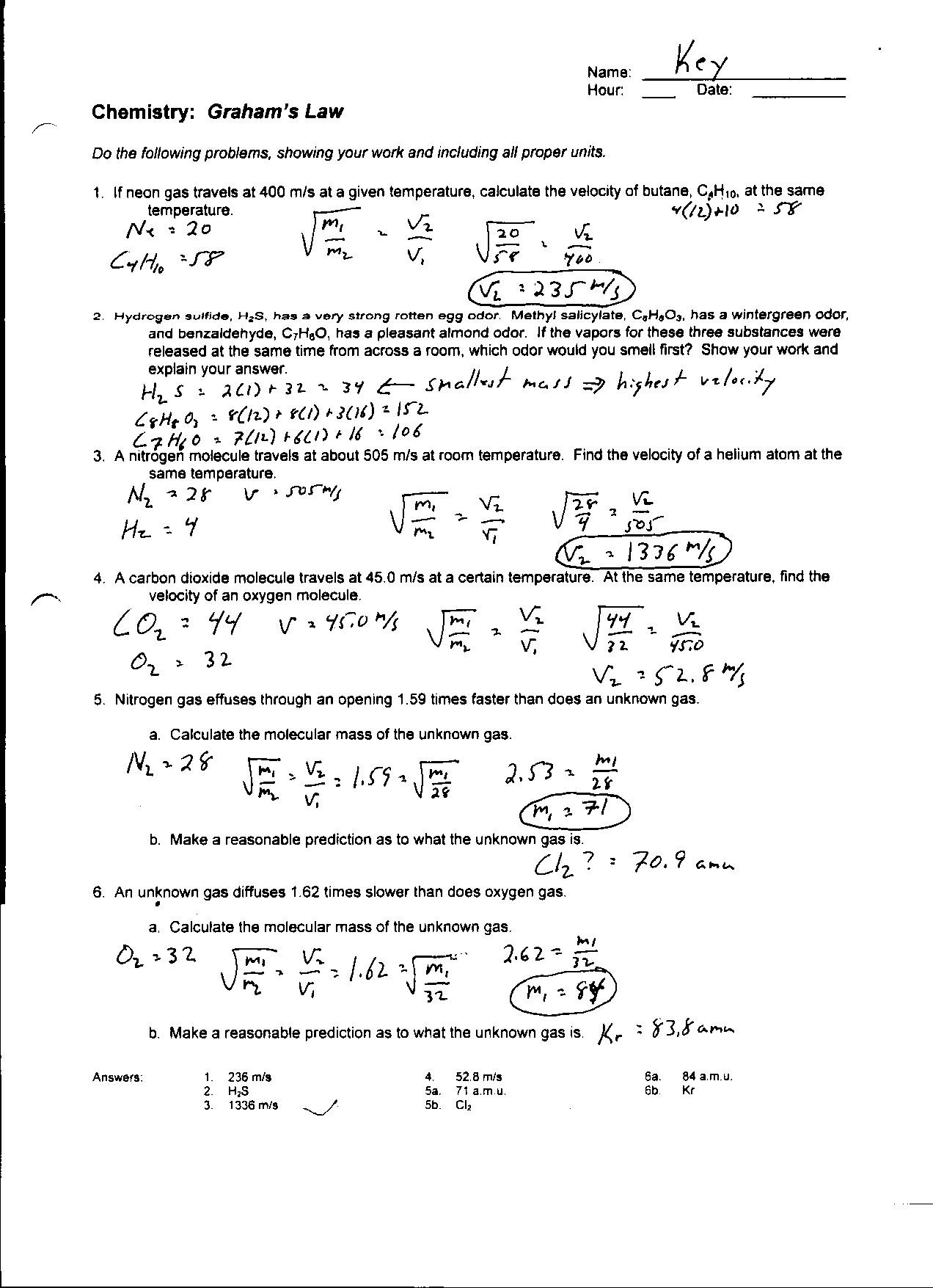 Worksheet Boyle039S And Charles Law Bined Gas Law