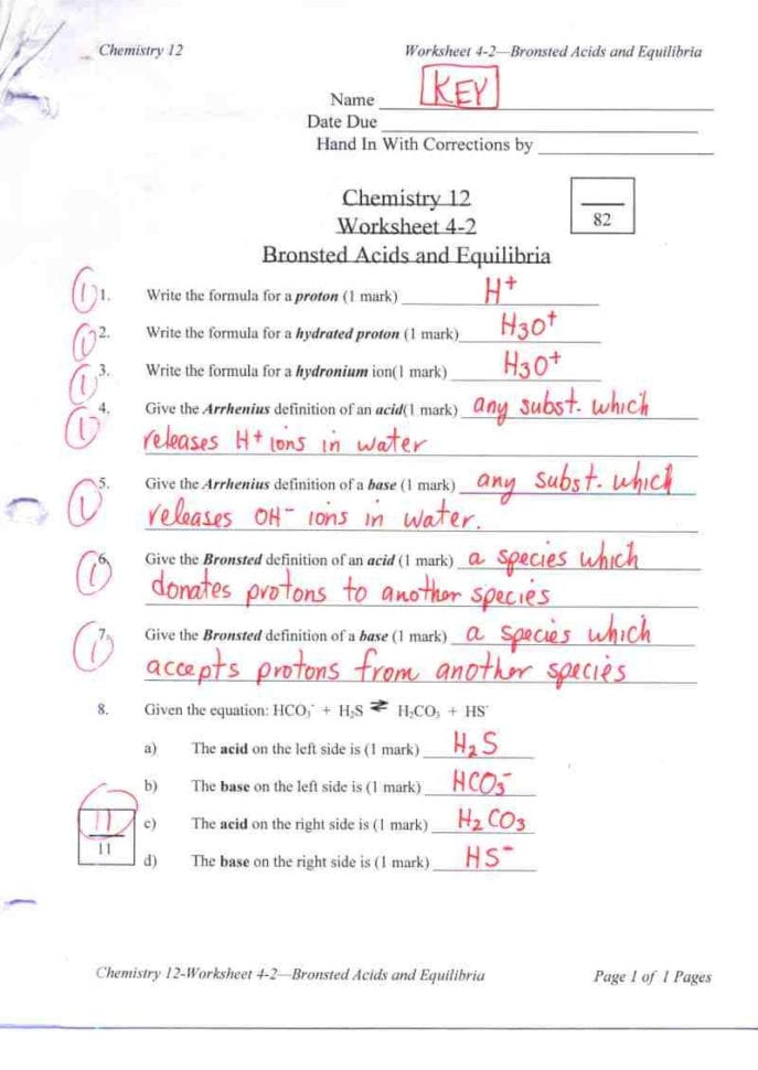 Worksheet Chemistry Worksheet Chemistry Worksheets Answer