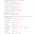 Worksheet Chemistry Worksheet Printables Types Chemical