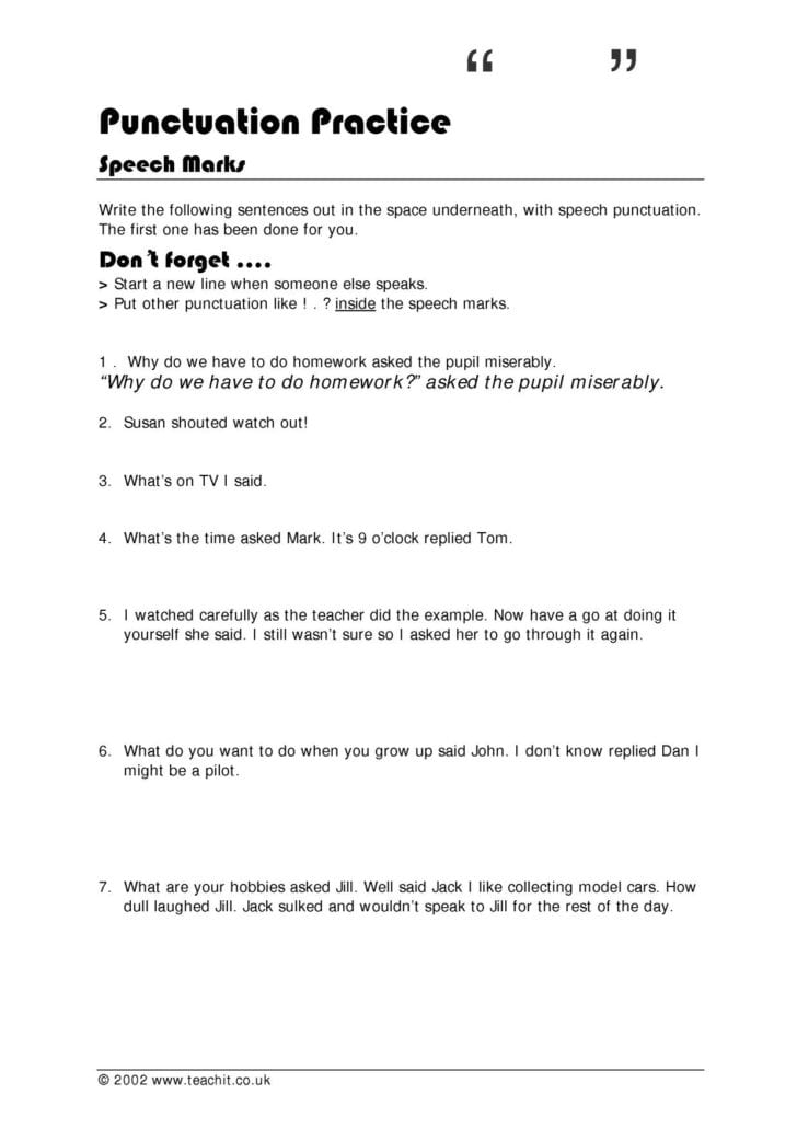 Proofreading And Editing Worksheets Grade 6