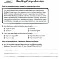 Worksheet Comprehension Worksheets For Grade 4 Right Triangle
