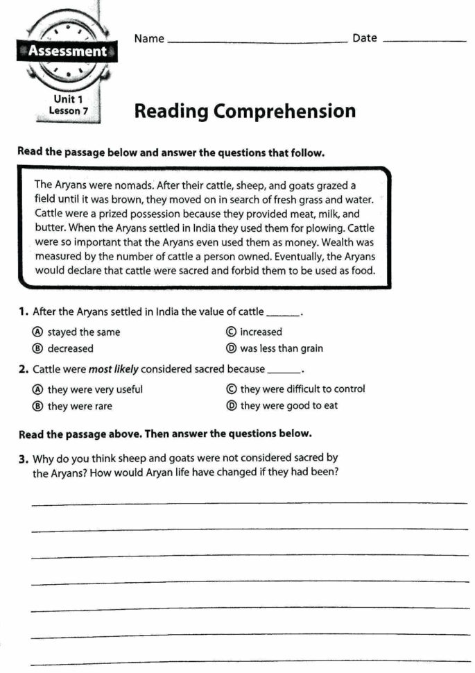 Worksheet Comprehension Worksheets For Grade 4 Right Triangle