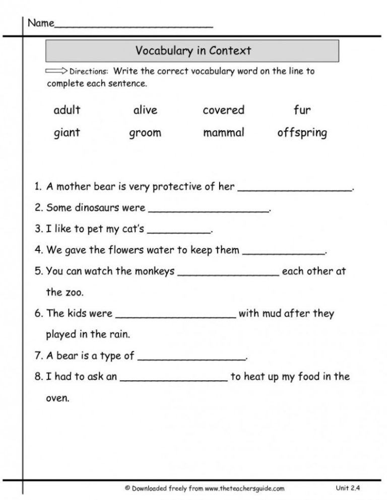 Worksheet Context Clue Worksheets Context Clues Worksheets — db-excel.com