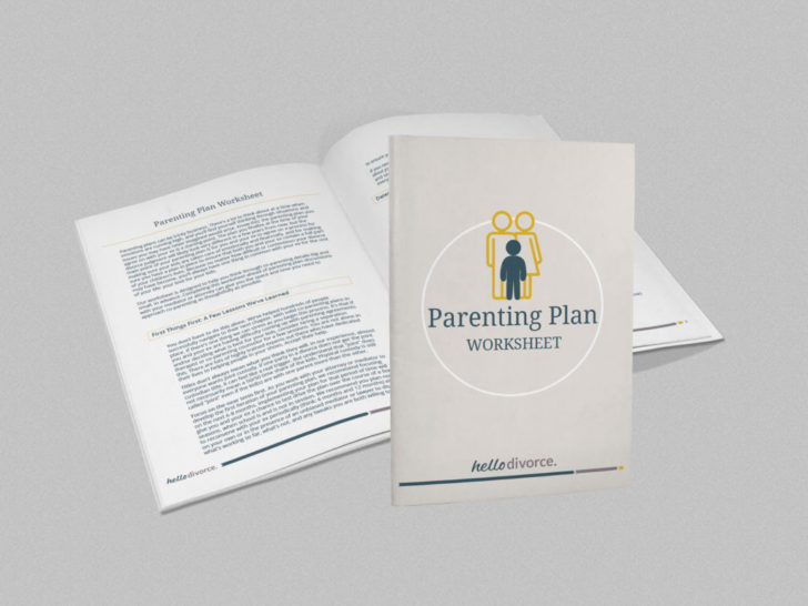 Parenting Plan Worksheet Parenting Plan Worksheet