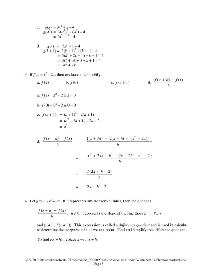 F If 4 Worksheet