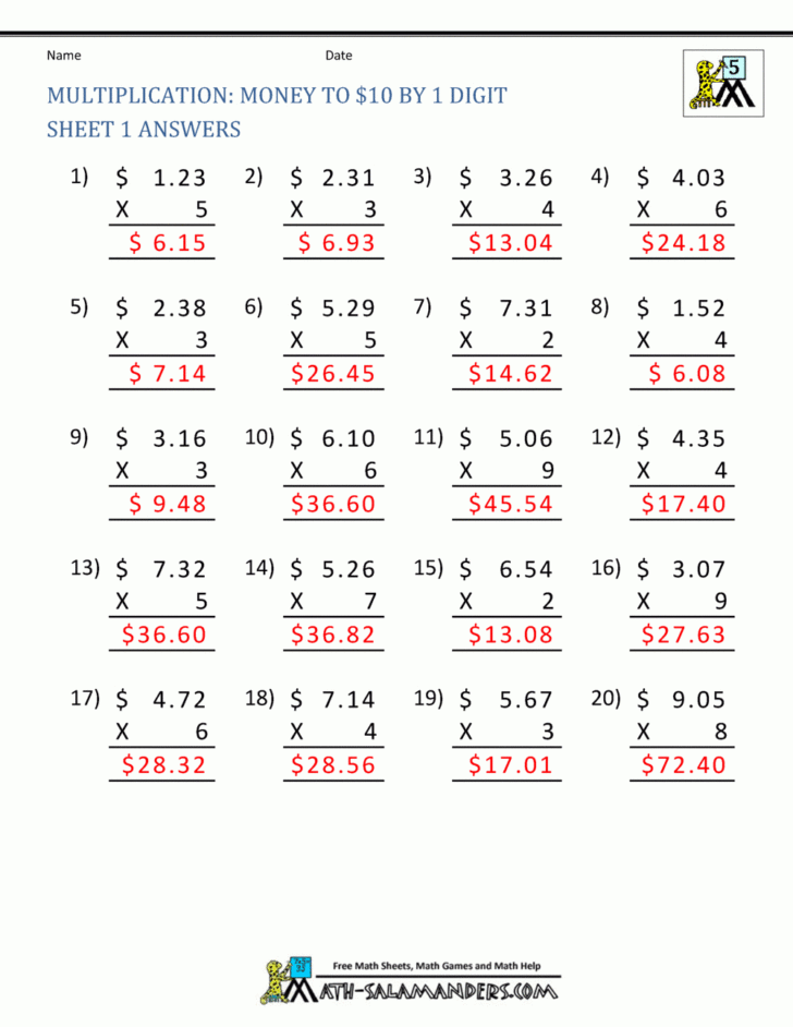 Fun Division Worksheets