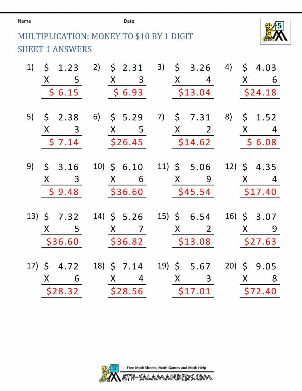 Worksheet Division Worksheets 5Th Grade Th Grade Math — db-excel.com