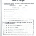 Worksheet Energy Answers  Kidz Activities