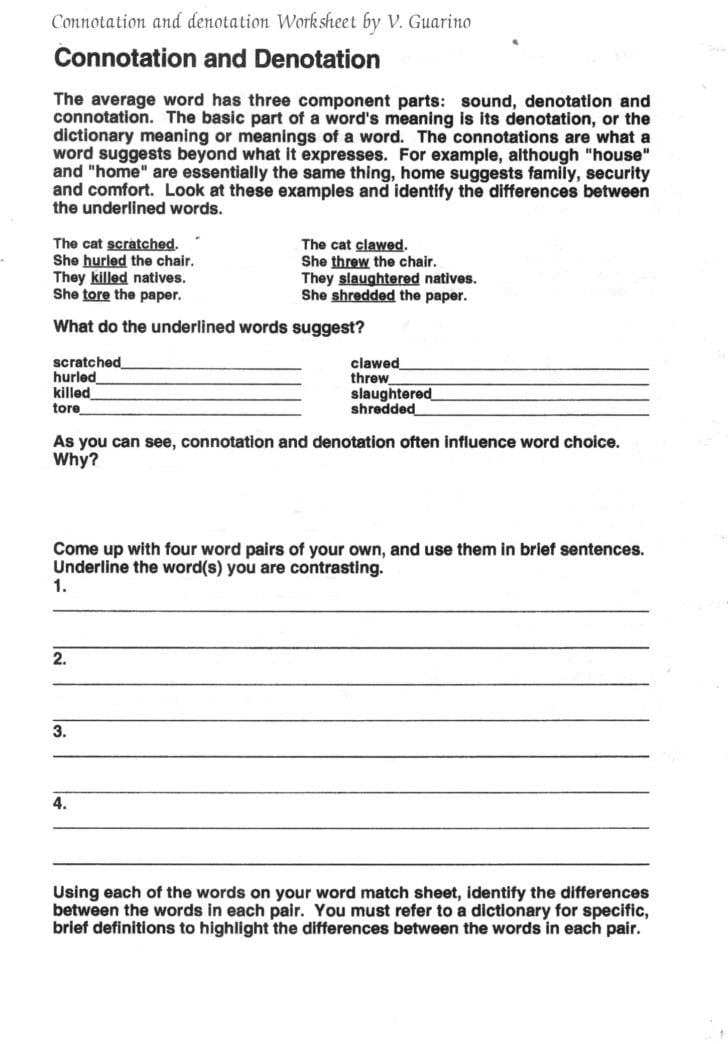High School English Worksheets — db-excel.com