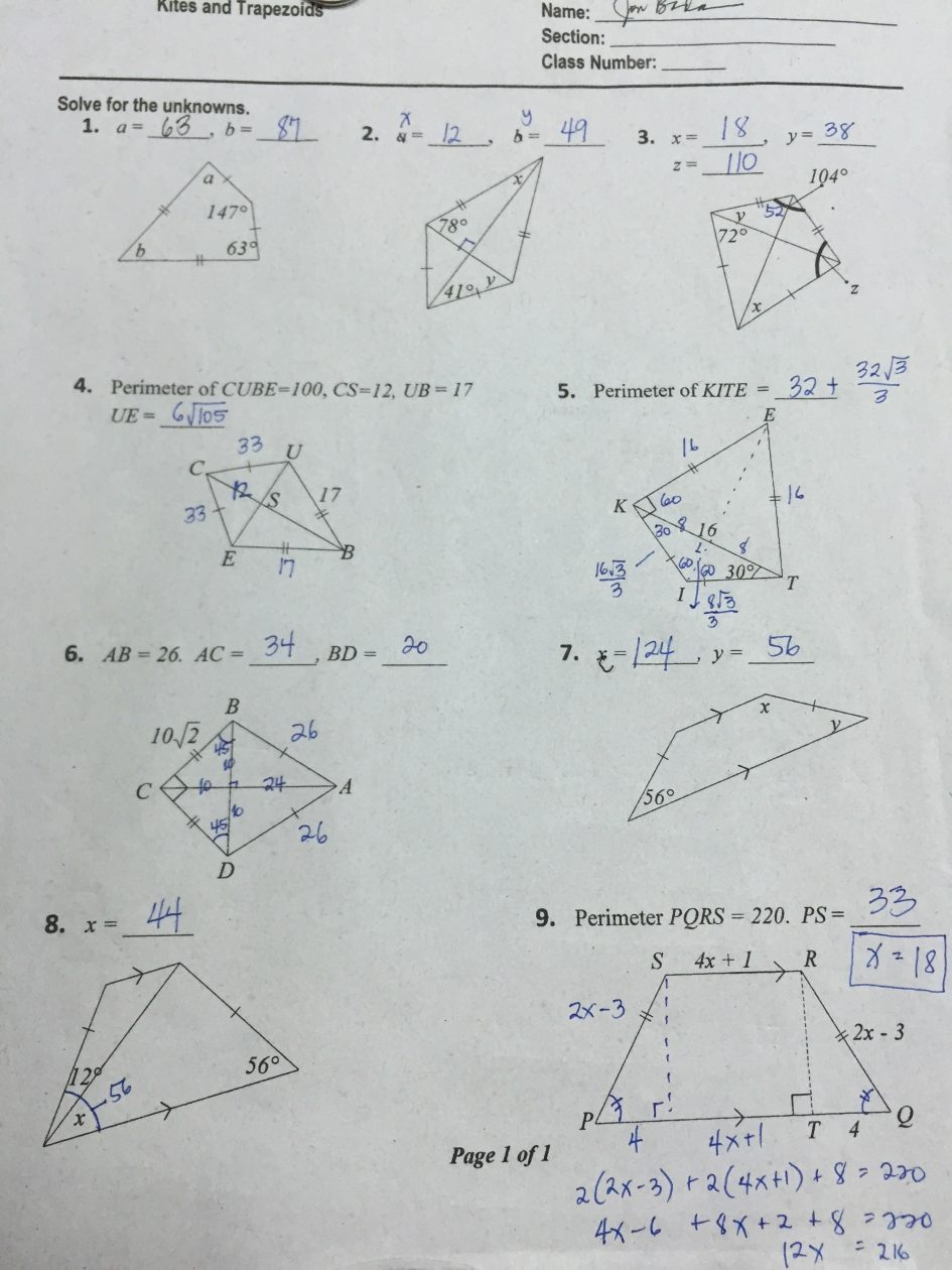 Worksheet Exterior Angle Theorem Worksheet Triangle Sum Theorem — db