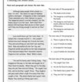 Worksheet Finding The Main Idea Worksheets Printable Th