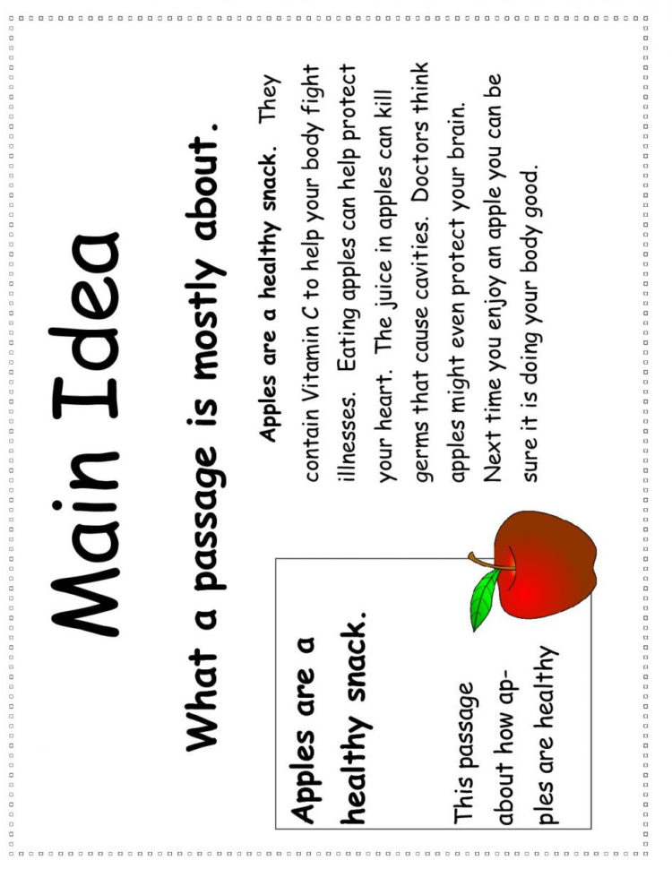 Worksheet Finding The Main Idea Worksheets Printable Th