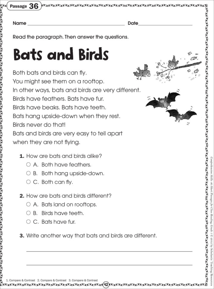 Worksheet  Free Printable Short Stories With Comprehension