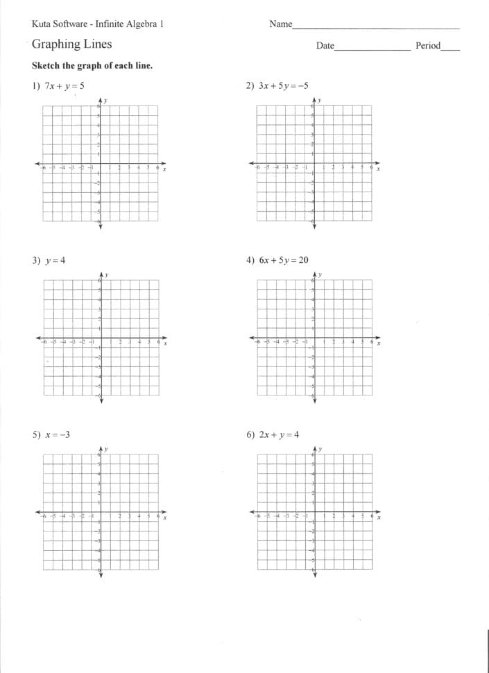 graphing activity #1 answer key