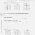 Worksheet Graphing Quadratics From Standard Form Answer Key