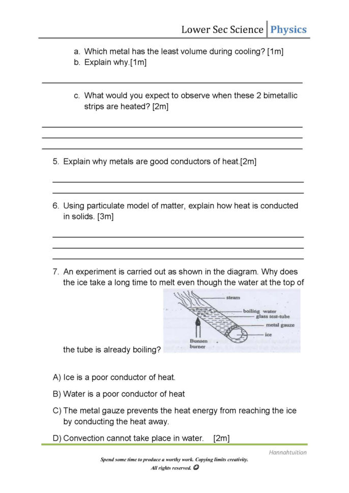 Worksheet Heat Transfer Worksheet Worksheet Heat Transfer