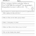 Worksheet Ideas  1St Grade Reading Comprehension Worksheets