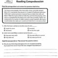 Worksheet Ideas  2Nd Grade Comprehensionsheetssheet Ideas