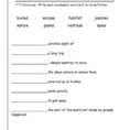 Worksheet Ideas 33 Tremendous 2Nd Grade Vocabulary Worksheets