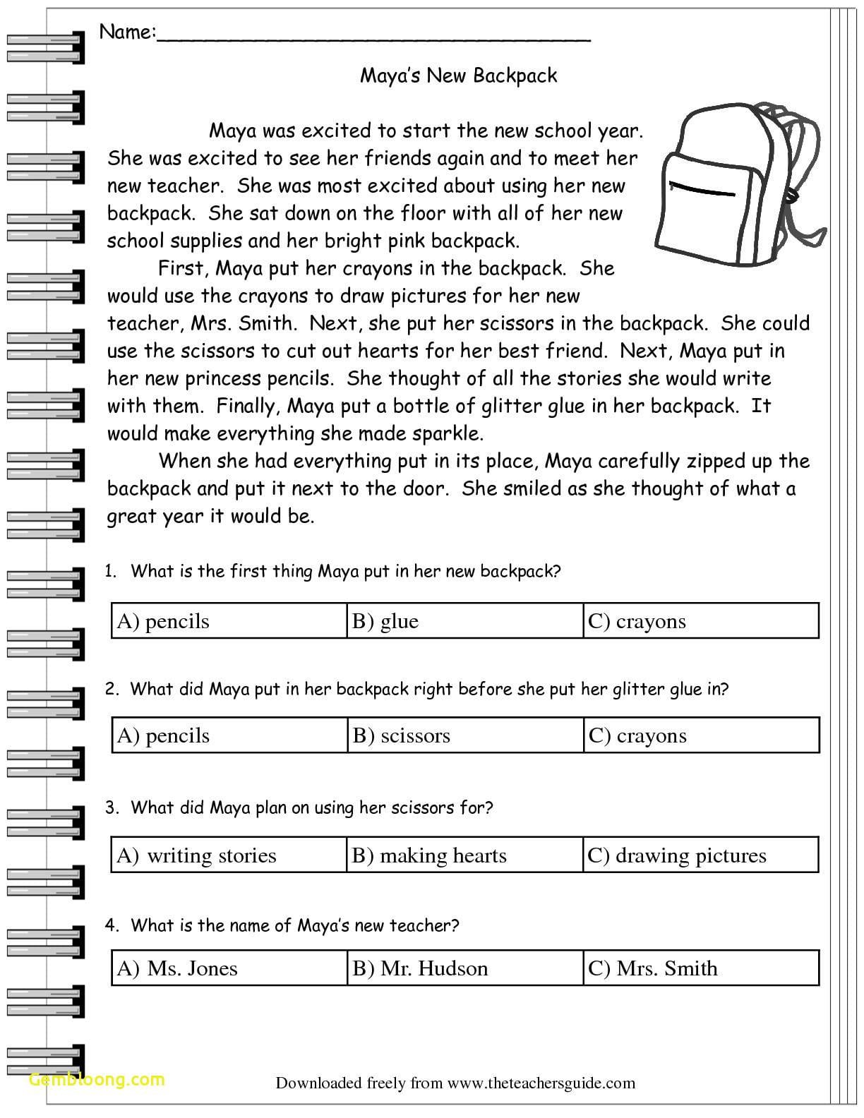 Worksheet Ideas  45 Extraordinary 3Rd Grade Reading Sheets