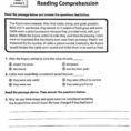 Worksheet Ideas  6Th Grade Reading Comprehensionksheets