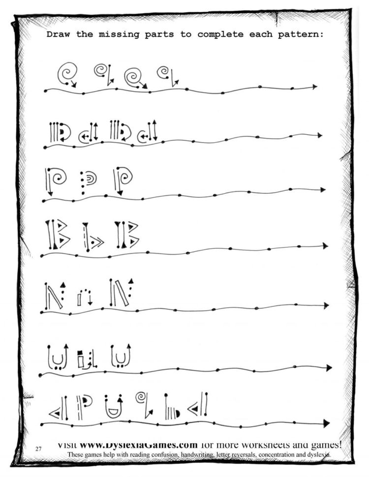 Dysgraphia Worksheets Pdf — dbexcel.com