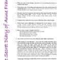 Worksheet Ideas  Anne Frank Worksheets For Kids X1001 Php