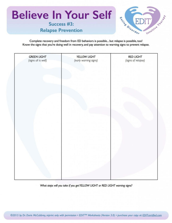 Coping With Anxiety Worksheets