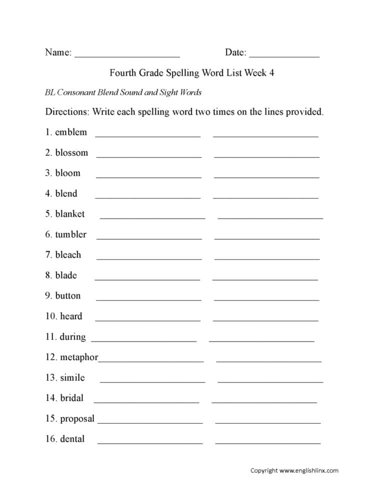 Blending Words Worksheets — db-excel.com