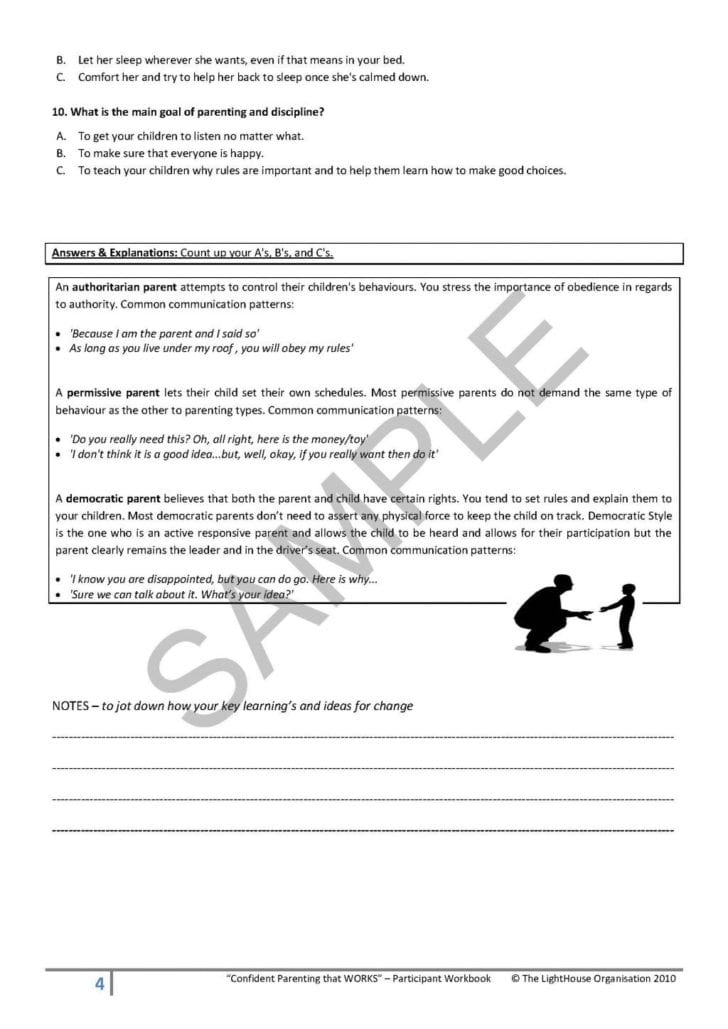 Positive Parenting Skills Worksheets — db-excel.com