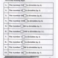 Worksheet Ideas  Divisibility Rules Math Of Numbers From To