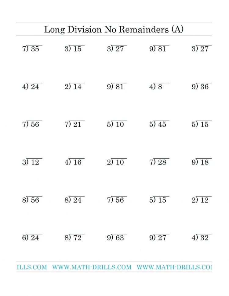 Worksheet Ideas  Division Worksheets For Grade Math Single