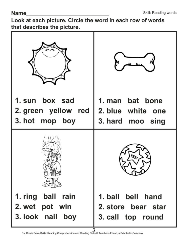 Worksheet Ideas  Ft Grade Readingion Worksheets