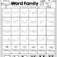 Worksheet Ideas  Ink Word Family Worksheets Kindergarten Reading