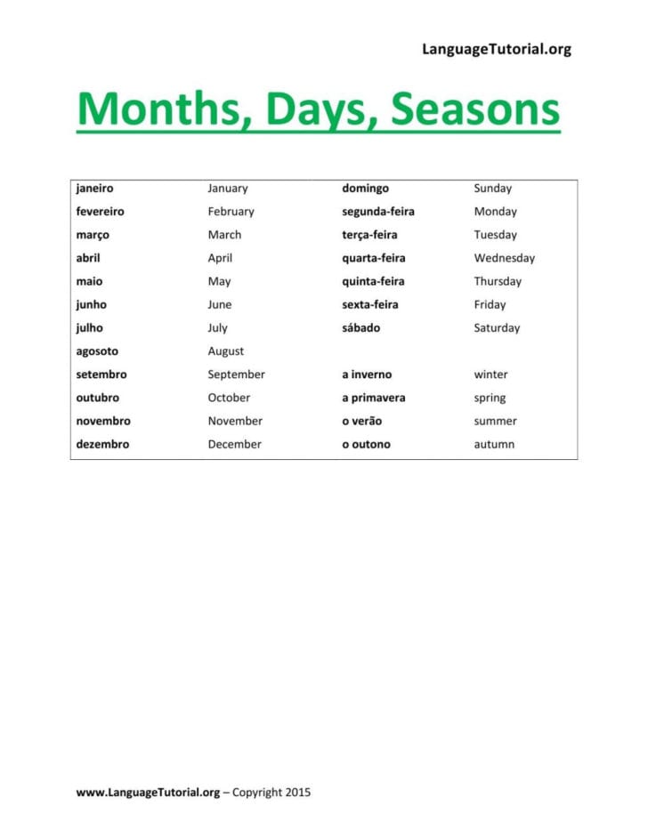 Italian Grammar Worksheets
