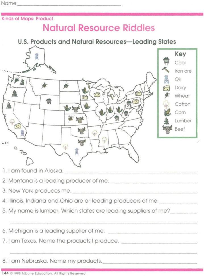 Worksheet Ideas  Reading Maps Handout 2 Social Studies
