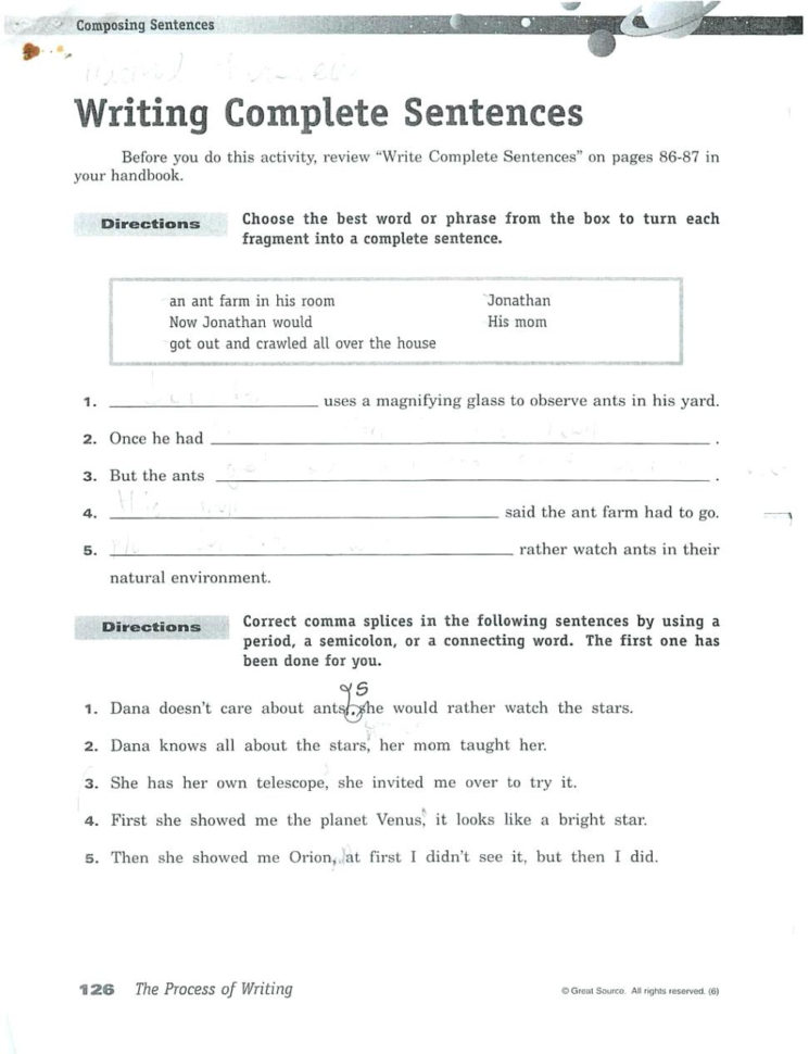 Worksheet Ideas Year 4 Grammar Worksheets For Middle — db-excel.com